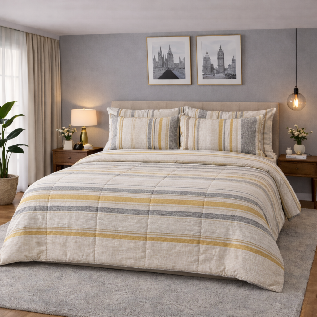 EDREDÓN VERANO/TODA ESTACIÓN AMGR214 160 HILOS