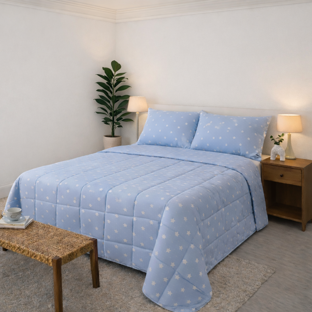 EDREDÓN VERANO/TODA ESTACION AMGR192 200 HILOS