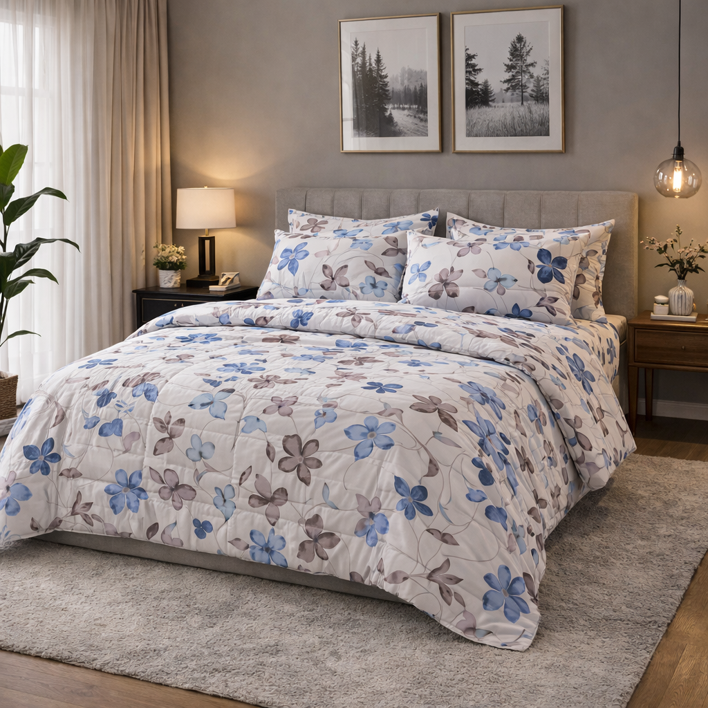 EDREDÓN VERANO/TODA ESTACIÓN AMGR207 160 HILOS