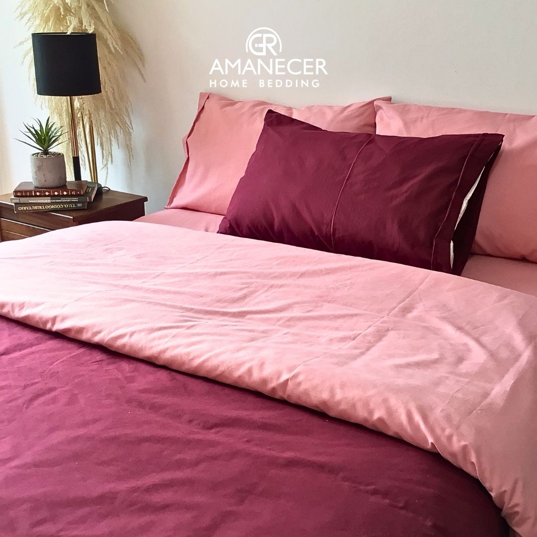 PACK FUNDA PLUMON / SET DE SABANA AMGR-158 200 HILOS