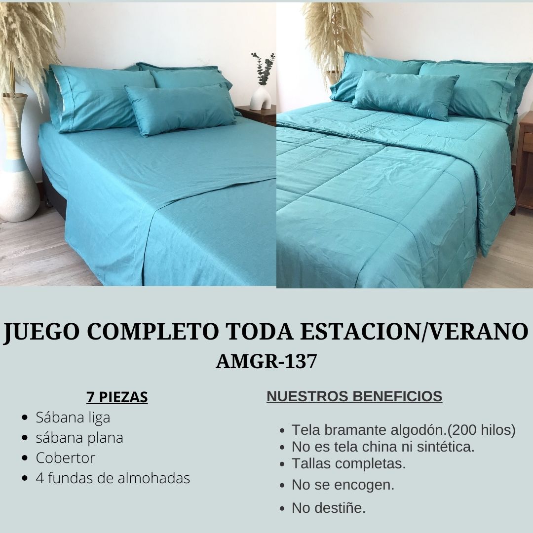 PACK VERANO/TODA ESTACION AMGR137 200 HILOS