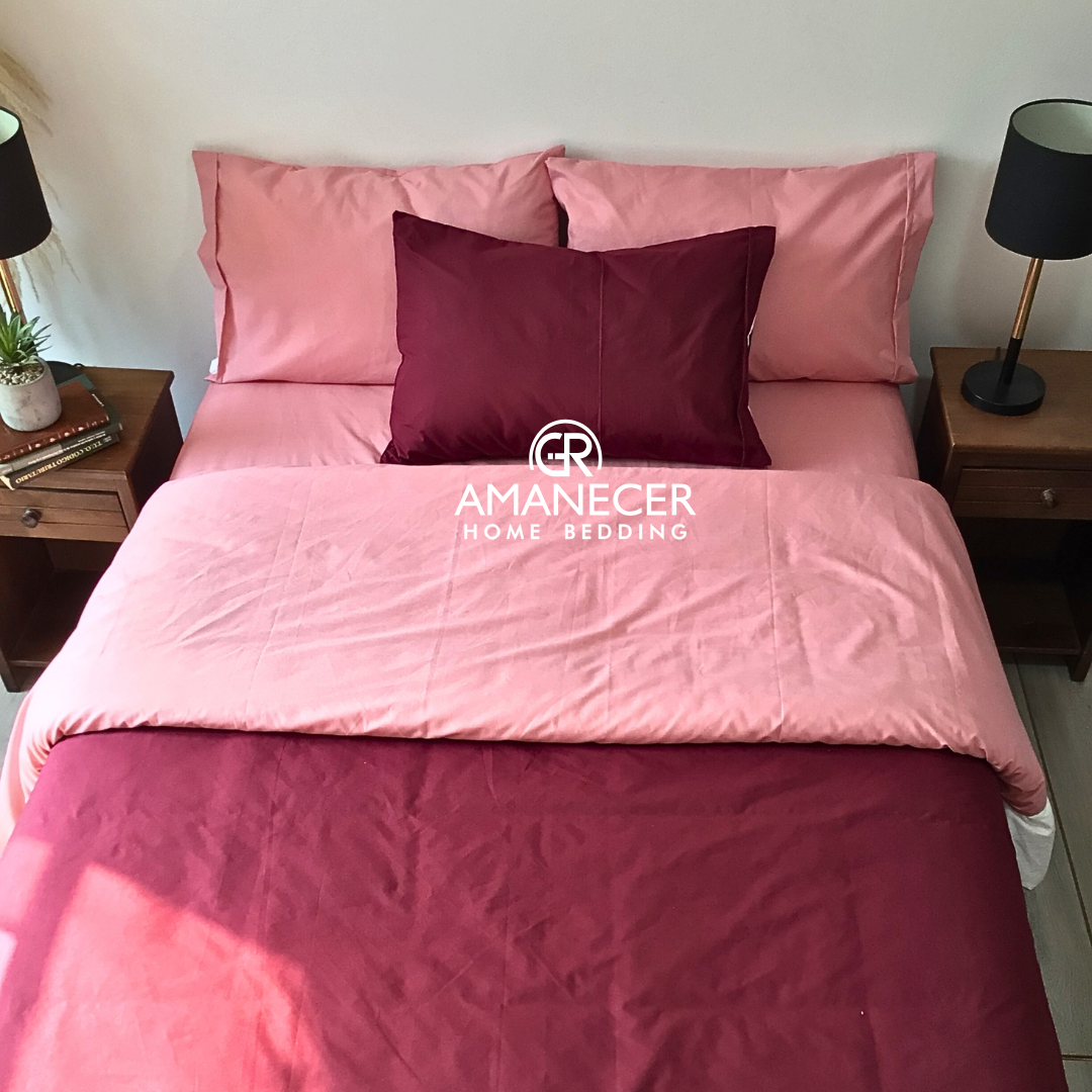 PACK FUNDA PLUMON / SET DE SABANA AMGR-158 200 HILOS