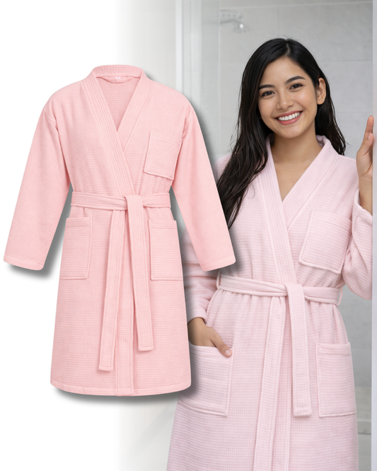 BATA DE BAÑO PALO ROSA