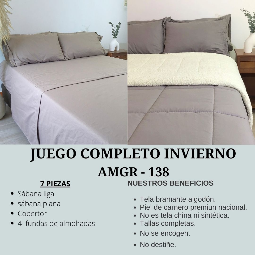 PACK INVIERNO AMGR138 200 HILOS