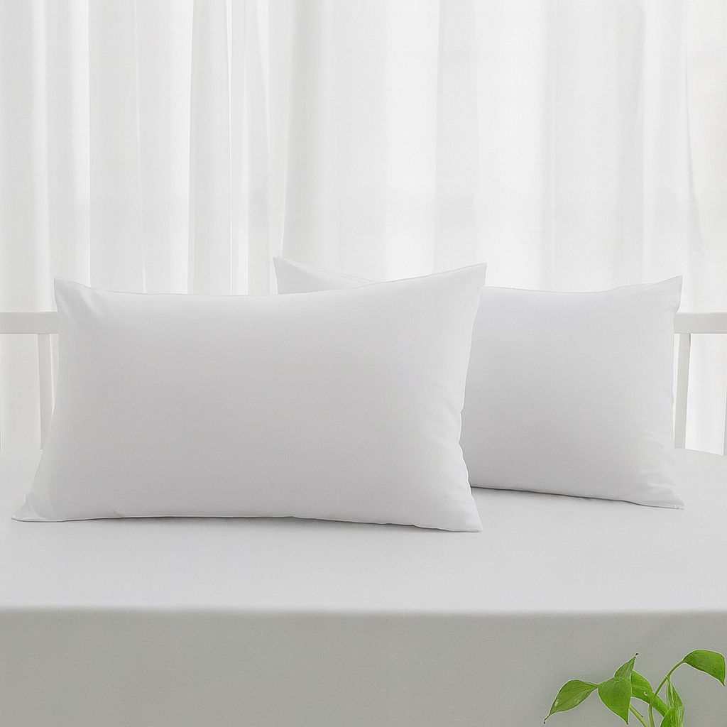 ALMOHADAS DE ALGODON QUEEN (50 x 75 CM) - (160 HILOS)