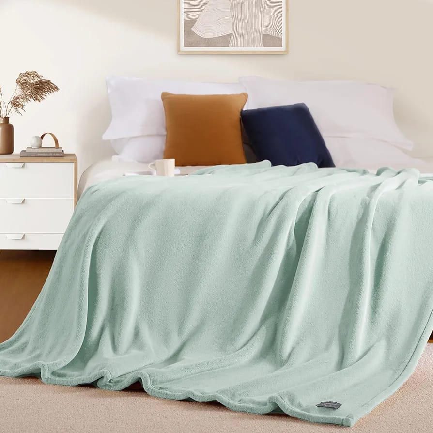 MANTA DE FELPA MENTA